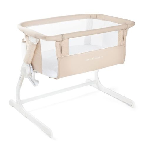 Baby Delight Beside Me Dreamer Bassinet & Bedside Sleeper - Organic Oat: Adjustable Height, Folds for Easy Transport and Storage