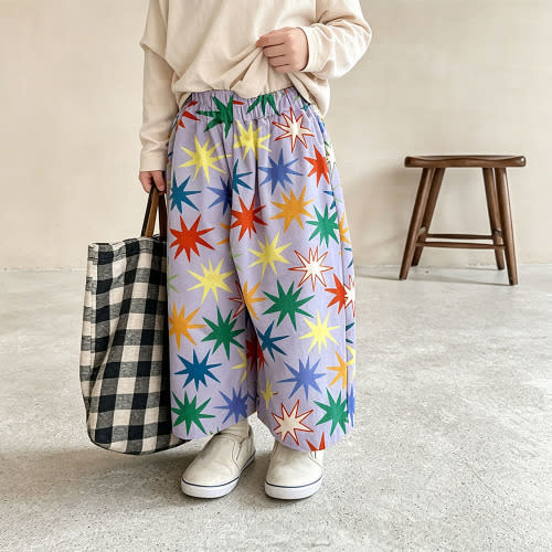 Baby & Kids Retro Starburst Print Pants