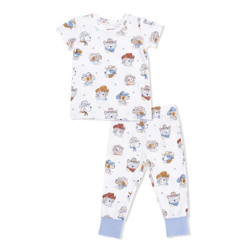 Short Sleeve Loungewear Set, Cowdogs