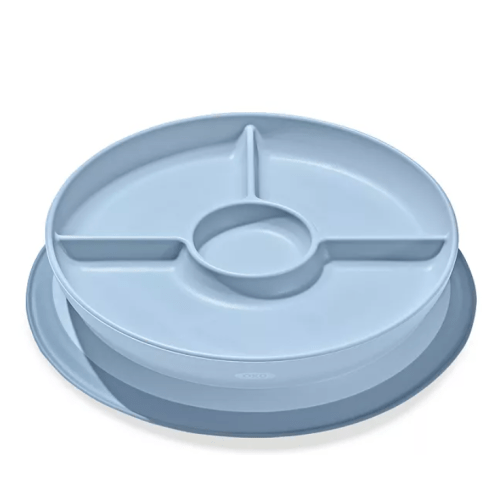 Tot Stick & Stay Suction Divided Plate