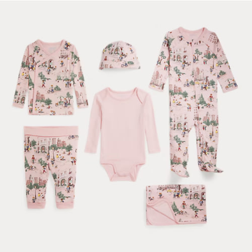 Polo Bear Cotton 6-Piece Gift Set