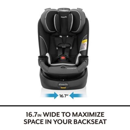 Evenflo Revolve 360 Slim 2-in-1 Rotational Convertible Car Seat - Canton Black