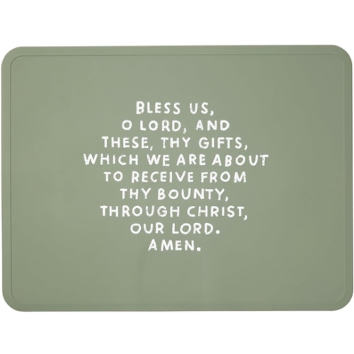 Meal Blessing Silicone Placemat
