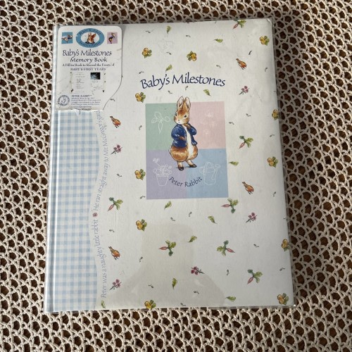 Peter Rabbit Baby Milestones Book