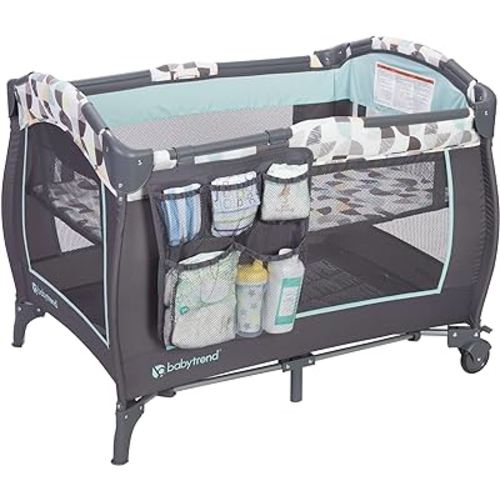 Baby Trend Trend-E Nursery Center® Playard, Doodle Dots