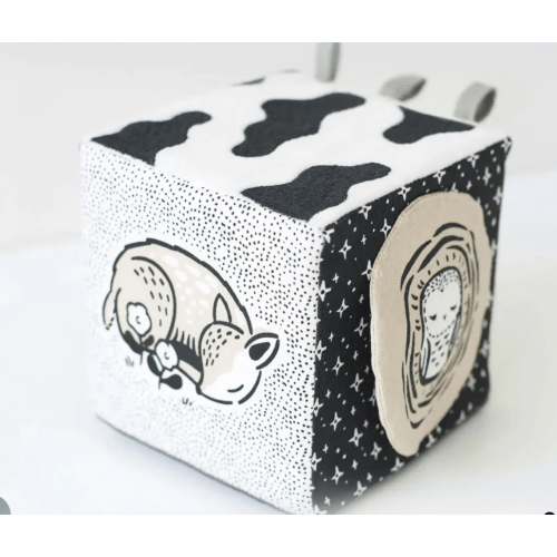 Organic Cotton Soft Block - Baby Animals