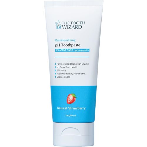 pH Balancing Toothpaste | Natural Strawberry Flavor | Fluoride-Free | SLS-Free | Gentle Whitening | Supports Healthy Oral Microbiome | 3 oz