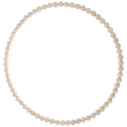 Wood Bead Wreath