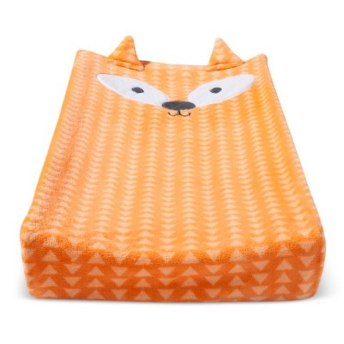 Plush Changing Pad Cover Fox - Cloud Island™ - Orange