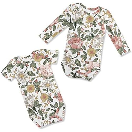 Sweet Jojo Designs Baby Clothes Bodysuit Short Long Sleeve Newborn Infant Bodysuits