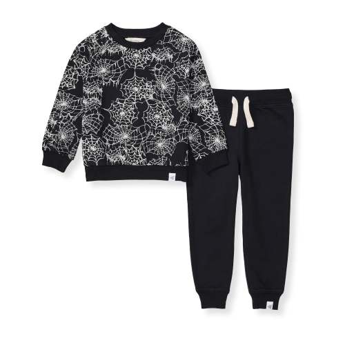 Spiderwebs Organic Boy Shirt and Pants Set – Burt's Bees Baby