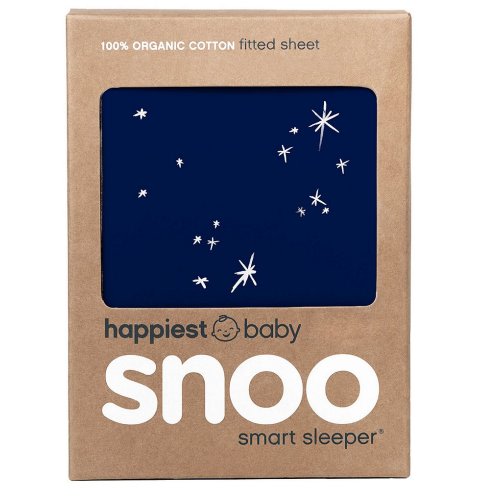 SNOO Baby Organic Cotton Bassinet Fitted Sheet for SNOO Bassinet - Stars