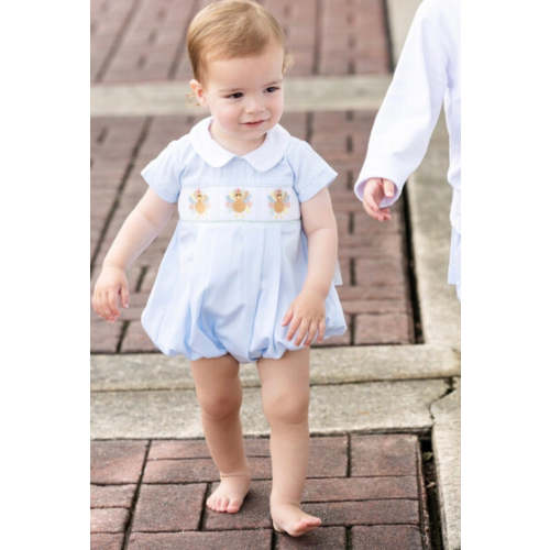 Smocked Turkey Blake Bubble – The Robin's Nest