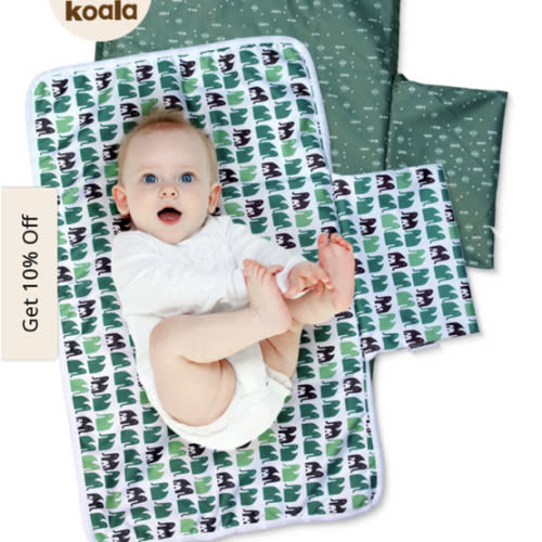 Mama Koala Portable Diaper Changing Pad - 2 PACK