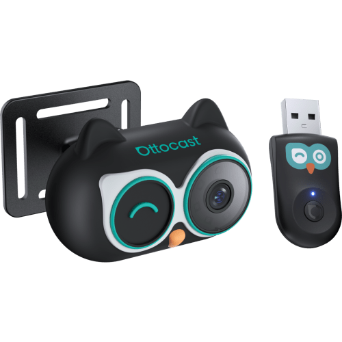 2 Ottocast Wireless CarPlay Adapters with Rear Seat Monitors