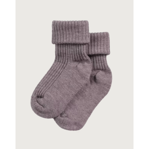 Baby merino wool socks in Lilac melange - $14.99 - Dilling