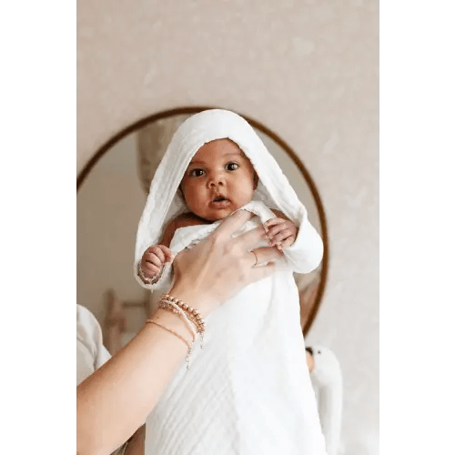 Bath - Baby/Toddler Hooded Towel - White