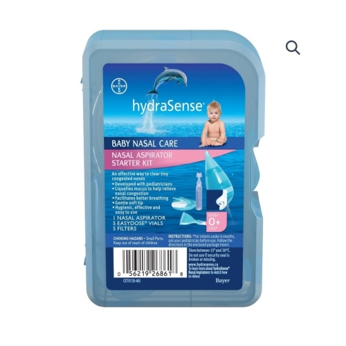 Hydrasense Hydrasense Nasal Aspirator Starter Kit, Baby Nasal Care, Relieve Congested And Stuffy Noses, 1 Kit 1.0 Kit