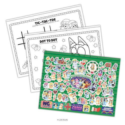 Bluey Giant Holiday Coloring Pad