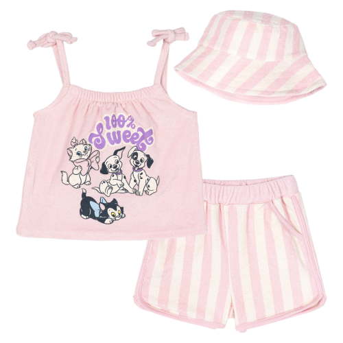 Disney Classics Marie and Friends 3-Piece Tank Top Shorts and Hat Set