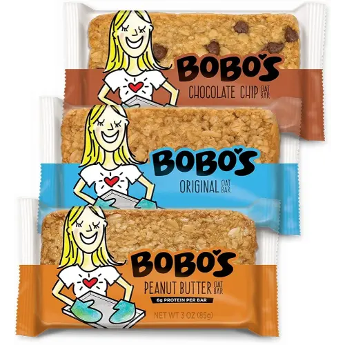 Bobo's Lactation Oat Bars for Breastfeeding Moms, 12 Pack Variety includes Chocolate Chip, Original, and Peanut Butter Chocolate Chip