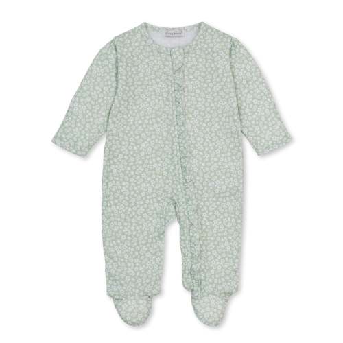 Autumn Meadows Green Zip Footie