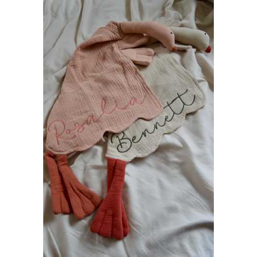 Goose Lovey, Personalized Blanket