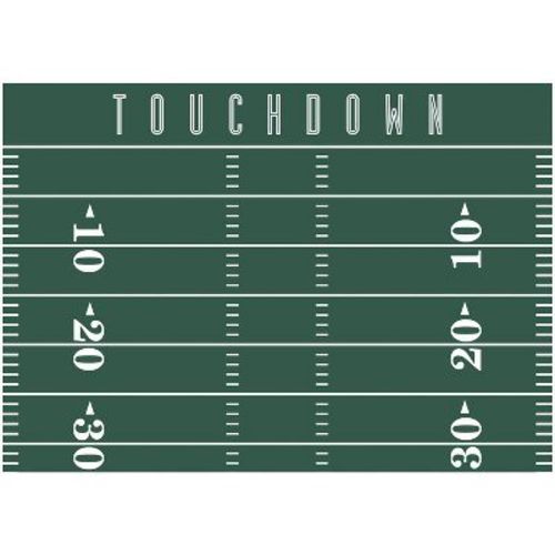 RoomMates XL Football Field Dry Erase Giant Peel and Stick Wall Decals Green/White: Vinyl Self-Adhesive Sports Decor