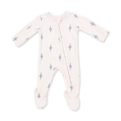 Mini Lightning Bolt - 2 Way Zipper Footie – Angel Dear