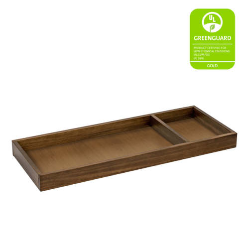 Universal Wide Removable Changing Tray in Walnut