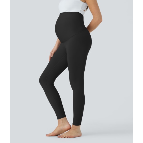 Women’s SoftlyZero™ Super High Waisted Maternity Yoga 7/8 Leggings-UPF50+ - Halara