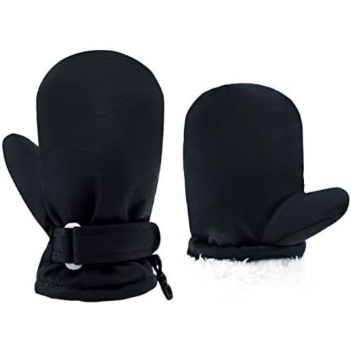 BAVST Toddler Waterproof Mittens Fleece Lined Baby Boys Girls Winter Warm Glove Kids Snow Infant Ski Mitten for 3M-5T