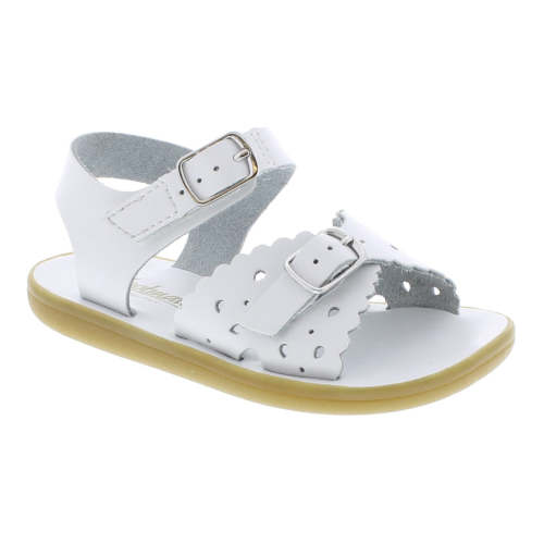 Footmates Girls Shoes - Classic Ariel Sandals - White – Best Dressed Child