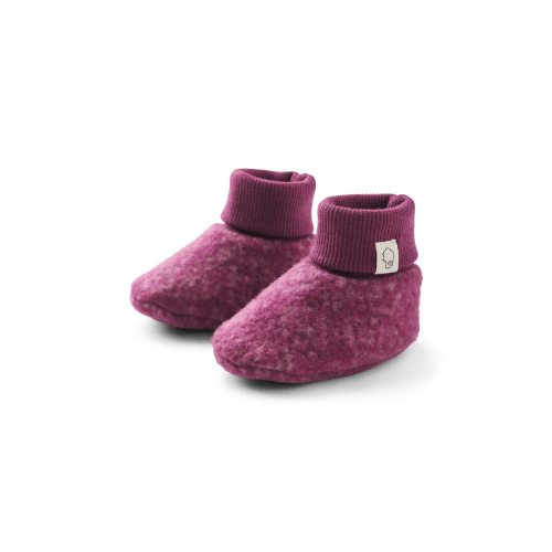 Baby Booties in Elderberry - $35.99 - DILLING