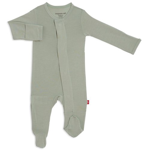 Amazon.com: Magnetic Me Footie Pajamas Soft Modal Baby Sleepwear with Quick Magnetic Fastener | Boys and Girls Sleeper Preemie-24 Months