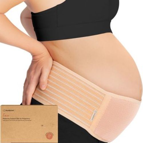 KeaBabies Maternity Belly Band for Pregnancy, Soft & Breathable Pregnancy Belly Support Belt (Classic Ivory, One Size)