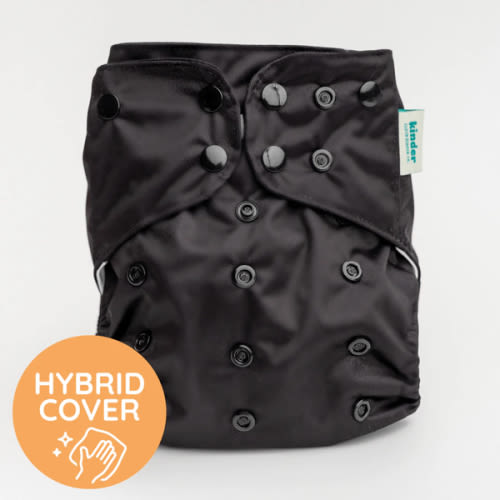 Color: Midnight • Essentials Hybrid Wipeable Diaper Cover