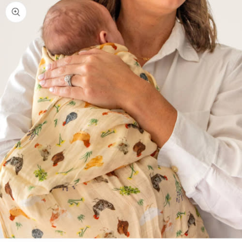 Chicken Meadows Baby Swaddle – American Farm Company
