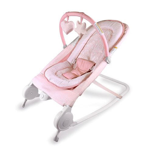 Summer Infant 2-in-1 Baby Bouncer And Rocker Duo, Pink