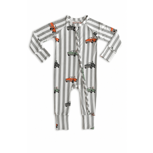 Spooky Little Riders Zipper Romper