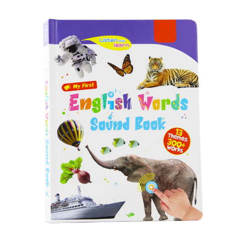 My First English Sound Toy – 470+ Words,21 Themes,Fun Word Game,Press to Learn Phonics,Educational Language