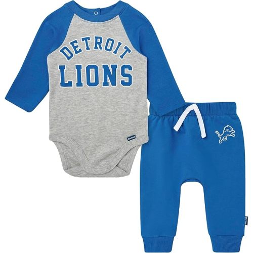 Gerber NFL unisex-baby Nfl Onesie Bodysuit and Jogger Set