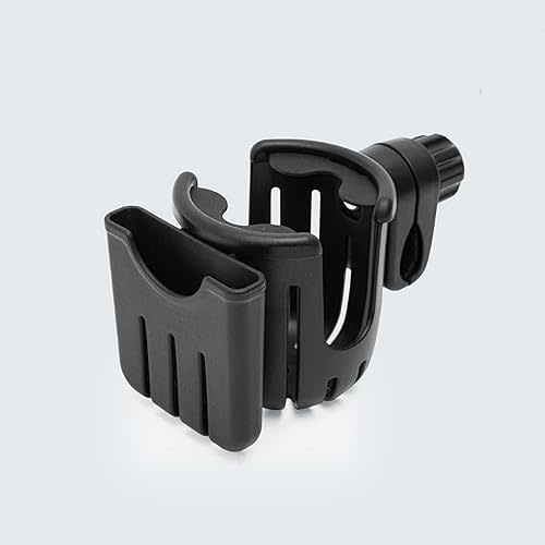 Familidoo Stroller Wagon 2-in-1 Cup Holder Attachment with Secure Grip and Easy Access (Only Compatible with Familidoo Q1 Wagon Model) Baby Travel Accessory – Black