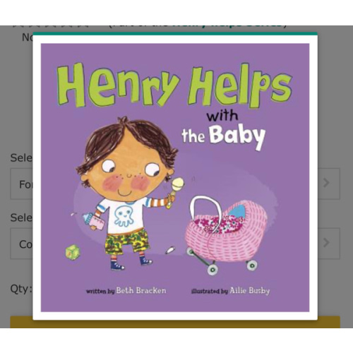 Henry Helps with the Baby book by Beth Bracken