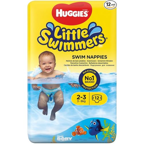 Huggies Little Swimmers Disposable Swim Diapers, X-Small (7lb-18lb.), 12-Count