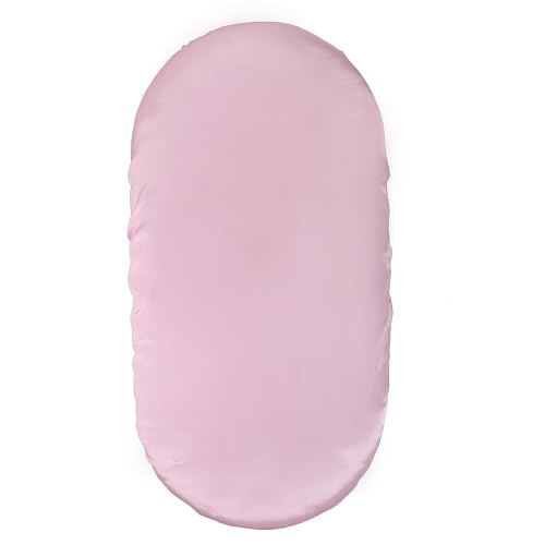 Pro Goleem Satin Bassinet Sheet Great for Baby Hair Soft Silk Feeling Sheet for Cradle or Bassinet Pad&Mattress for Girls Gift for Newborn and Infant Pink
