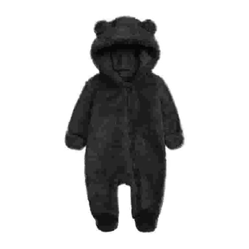 Winter Baby Clothes keep Warm Fleece Thick 1sie Ear Hooded Jumpsuits Newborn Boys Girls Romper Kids Coats Jackets