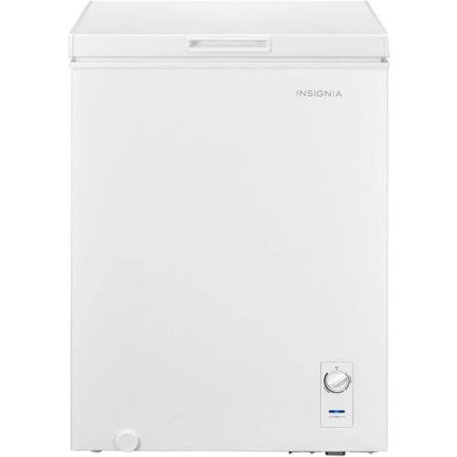 Insignia™ - 5 Cu. Ft. Garage-Ready Chest Freezer - White