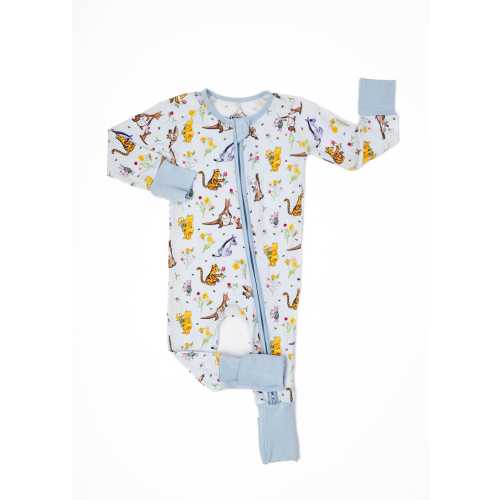 Winnie the Pooh in Bloom Spring Bamboo Baby Pajamas, Gender Neutral Floral Winnie-the-Pooh Bamboo, Winnie-the-Pooh Baby Shower