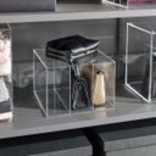 Acrylic 3-Compartment Clutch & Small Purse Organizer | The Container Store